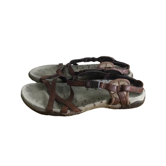 Merrell San Remo Brown Womens Sandals sz 8 - Picture 1 of 5